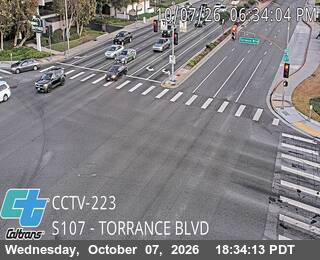 The road at Torrance Blvd, live
