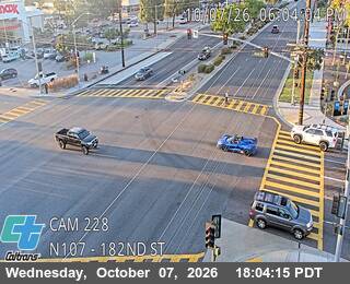 The road at 182nd St, live