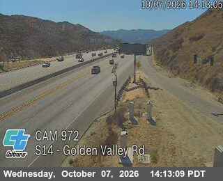 The road at Golden Valley Rd, live