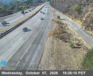 The road at Olsen Rd, live