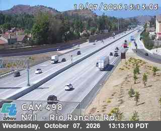 The road at Rio Rancho Rd, live