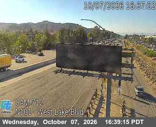 The road at West Lake Blvd, live