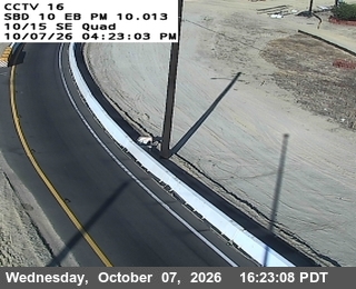 The road at I-15 E-N Connector, live