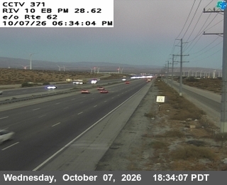 The road at East of SR-62, live