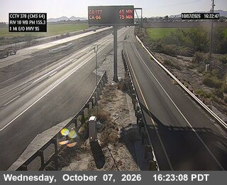 The road at Next to CMS in Blythe, live