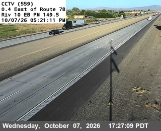 The road at East of SR-78, live