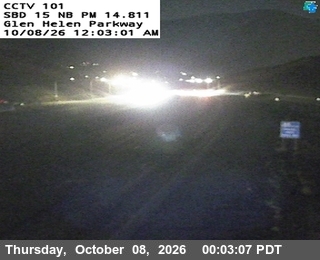 The road at Glen Helen Parkway, live