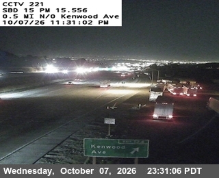 The road at 0.5mi n/o Kenwood, live