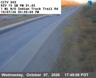 The road at 1 Mile North of Indian Truck Trail Road, live
