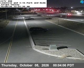 The road at Park and Ride West, live