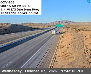 The road at Dale Evans Parkway, live