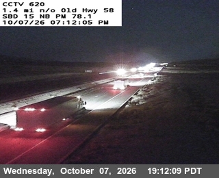 The road at N/o Old Hwy 58, live