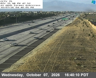The road at 68th Street Overcross, live