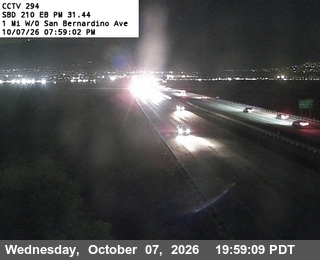 The road at 1 mi w/o San Bernardino Ave., live