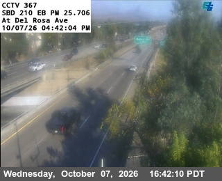 The road at Del Rosa Ave Off Ramp, live
