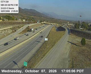 The road at 15-215 IC Devore, live