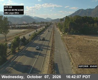 The road at Little League Drive, live