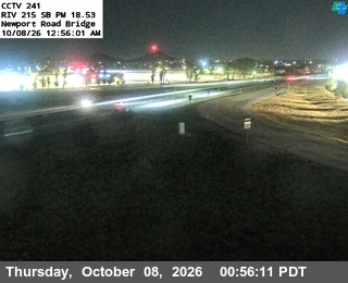 The road at Newport Road Bridge, live