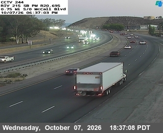 The road at 0.75 Miles South of McCall Boulevard, live