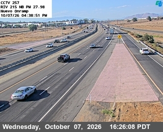 The road at North of Nuevo Road, live
