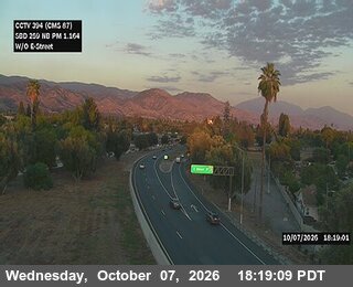 The road at West of E Street, live