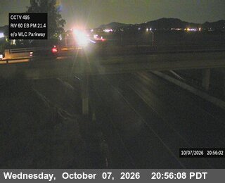 The road at E/o WLC Pkwy/Thedore St, live