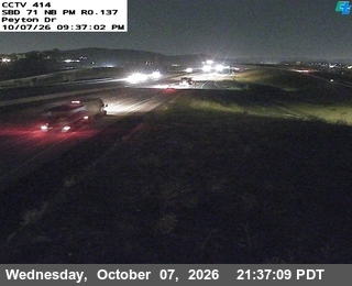 The road at Peyton Drive, live