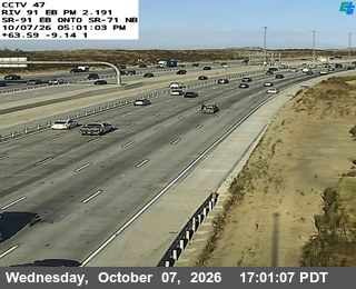 The road at SR-71, live