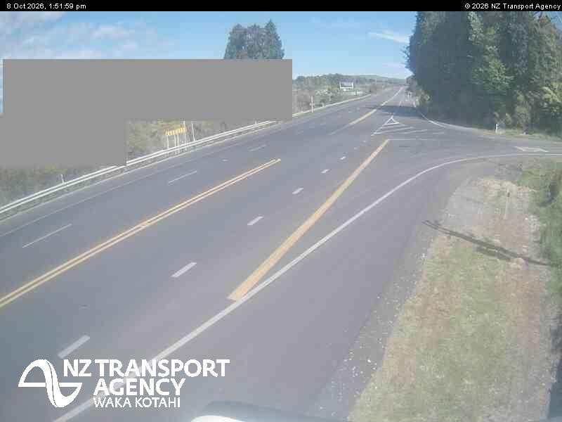 The road at SH29 Kaimai Eastern, live
