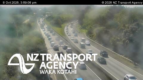 The road at SH20 Bader Dr Overbridge, live