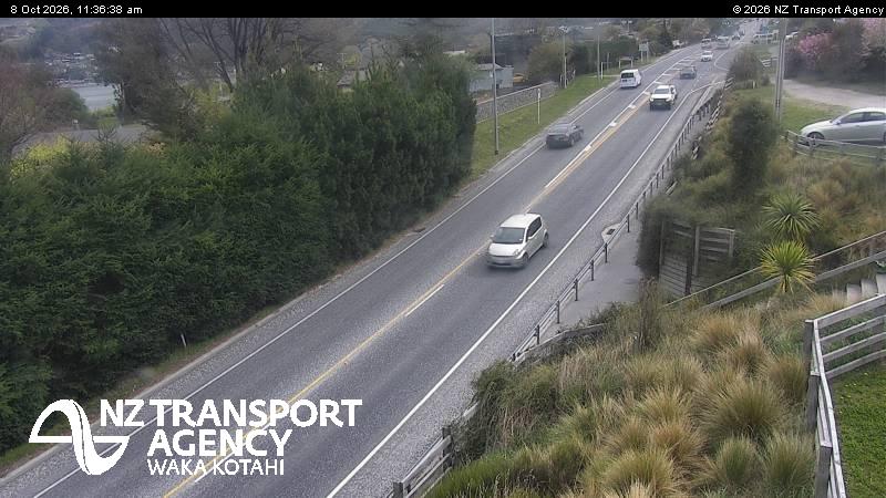 The road at SH6 Frankton, live