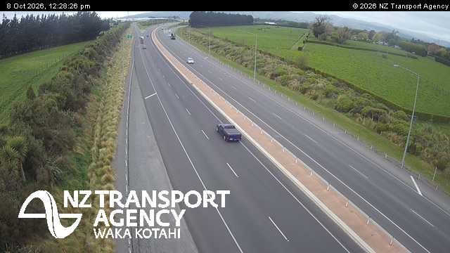 The road at SH76 Blakes Rd, live