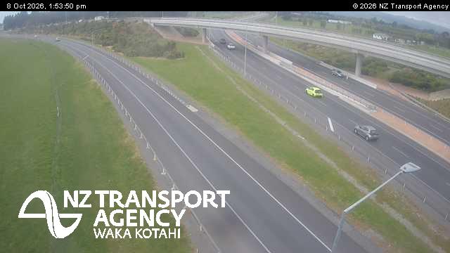 The road at SH1/SH76 Interchange, live