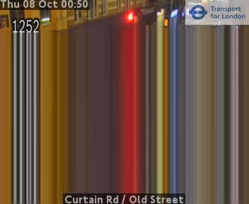 The road at Curtain Rd / Old Street, live