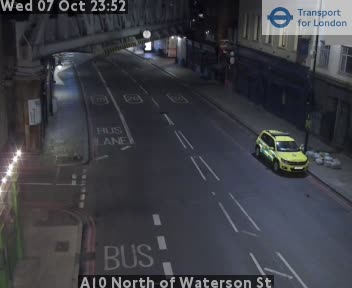 The road at A10 North of Waterson St, live