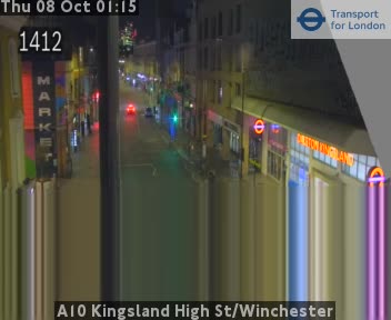 The road at A10 Kingsland High St/Winchester, live