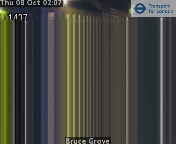 The road at Bruce Grove, live