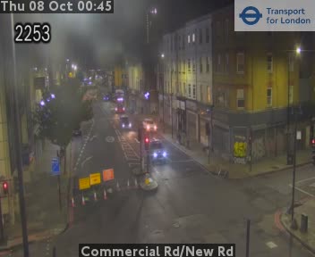 The road at Commercial Rd/New Rd, live