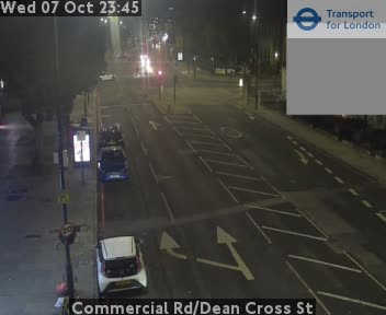 The road at Commercial Rd/Dean Cross St, live