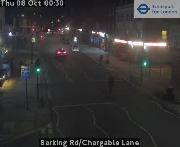 The road at Barking Rd/Chargable Lane, live