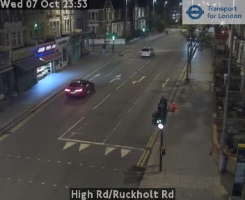 The road at High Rd/Ruckholt Rd, live