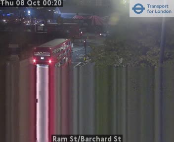 The road at Ram St/Barchard St, live