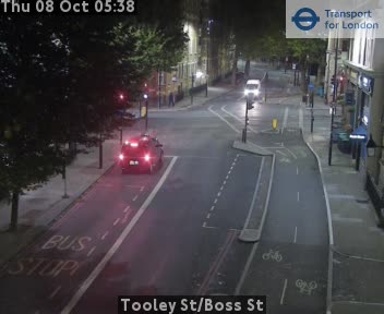 The road at Tooley St/Boss St, live