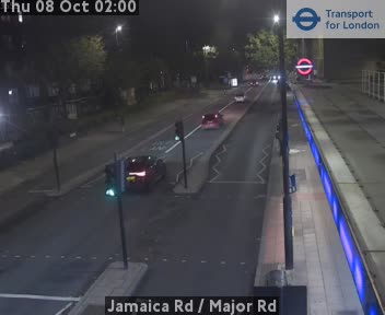 The road at Jamaica Rd / Major Rd, live