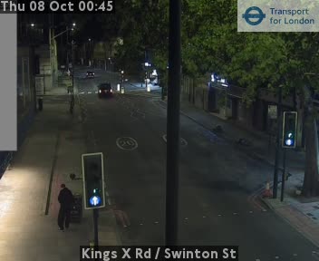 The road at Kings X Rd / Swinton St, live
