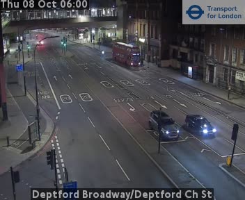 The road at Deptford Broadway/Deptford Ch St, live