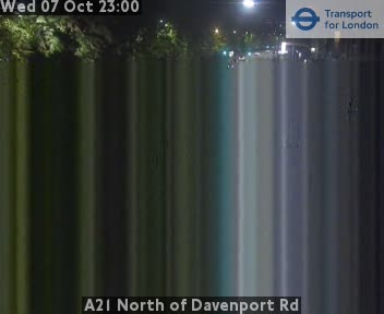The road at A21 North of Davenport Rd, live