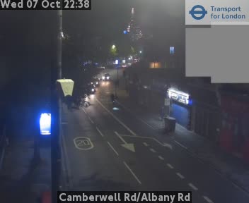 The road at Camberwell Rd/Albany Rd, live