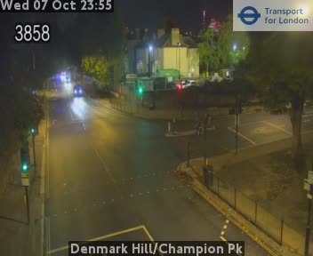 The road at Denmark Hill/Champion Pk, live