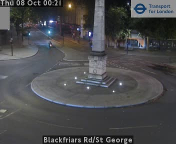 The road at Blackfriars Rd/St George, live